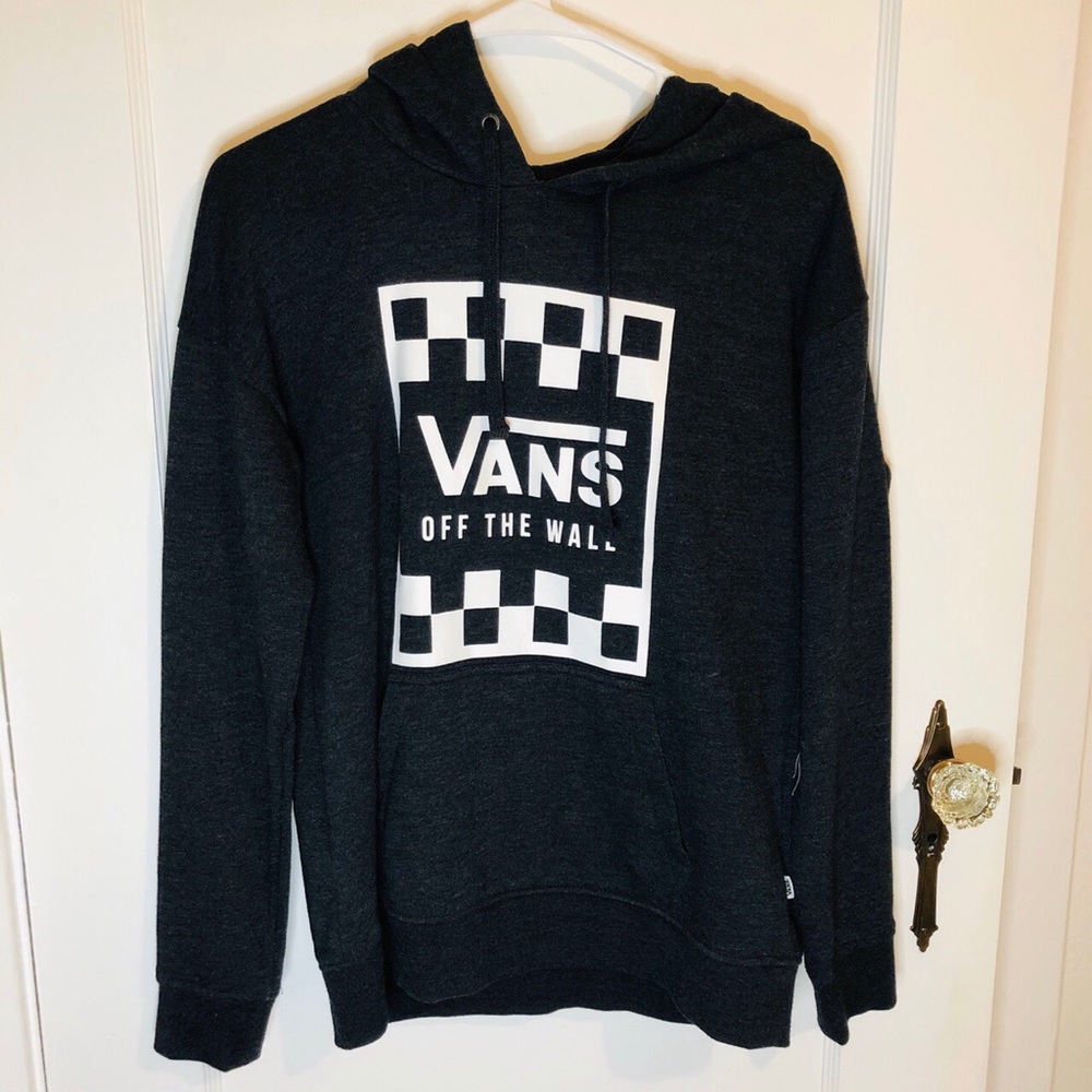 Vans Black and White Checkered Hoodie